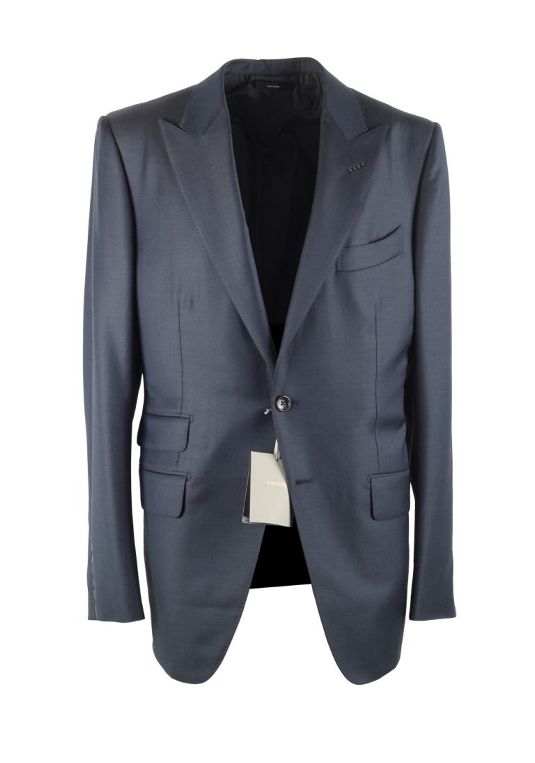 TOM FORD O’Connor Blue Suit Size 62 / 52R U.S. Wool Fit Y - thumbnail | Costume Limité