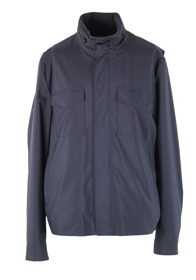 Loro Piana Blue Traveller Bomber Cashmere Jacket Coat Size XXL / 56 / 46R U.S. - thumbnail | Costume Limité