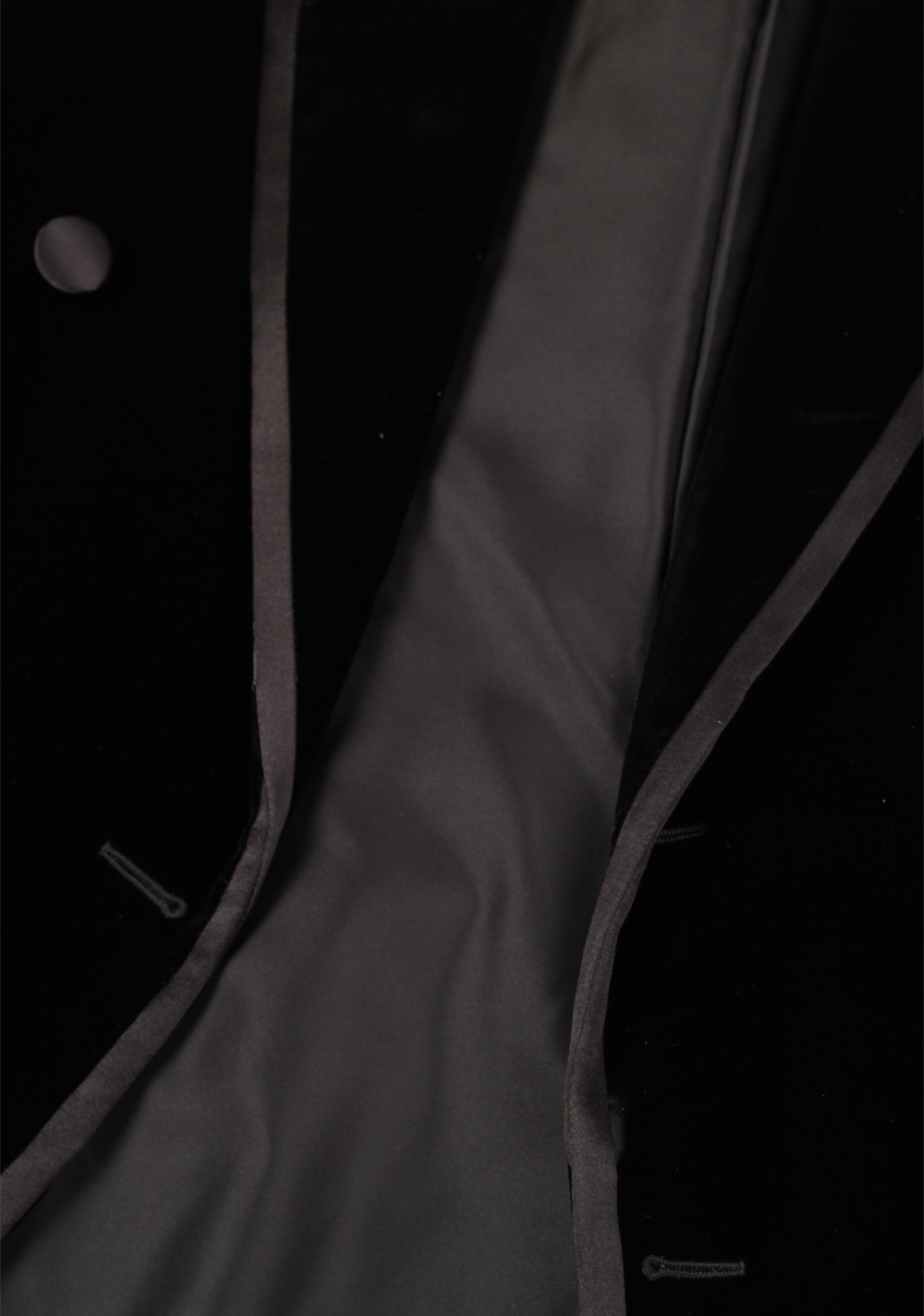 TOM FORD Cooper Black Velvet Tuxedo Smoking Suit Size 46 / 36R U.S. | Costume Limité