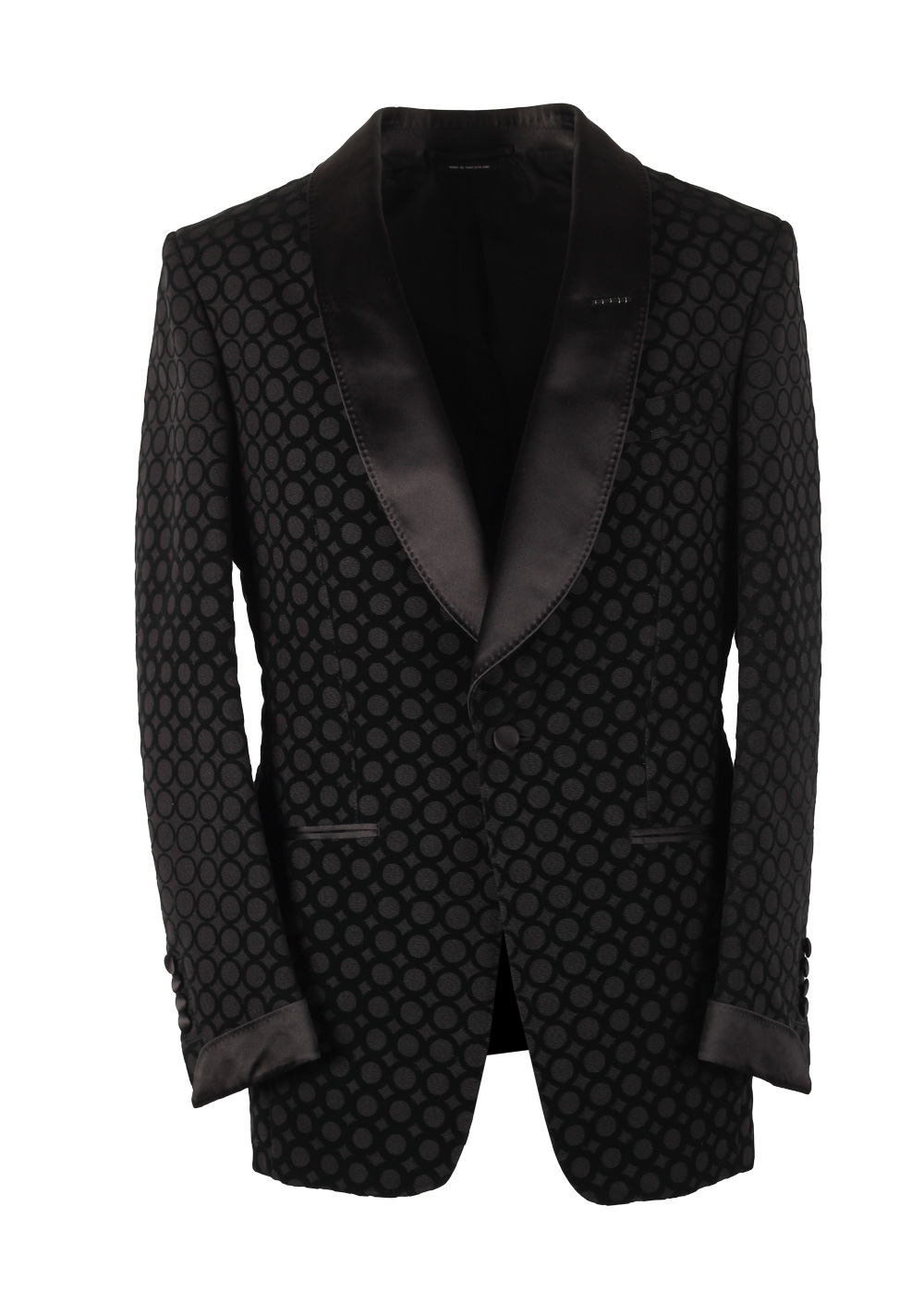 TOM FORD Atticus Black Tuxedo Dinner Jacket Size 46 / 36R U.S.