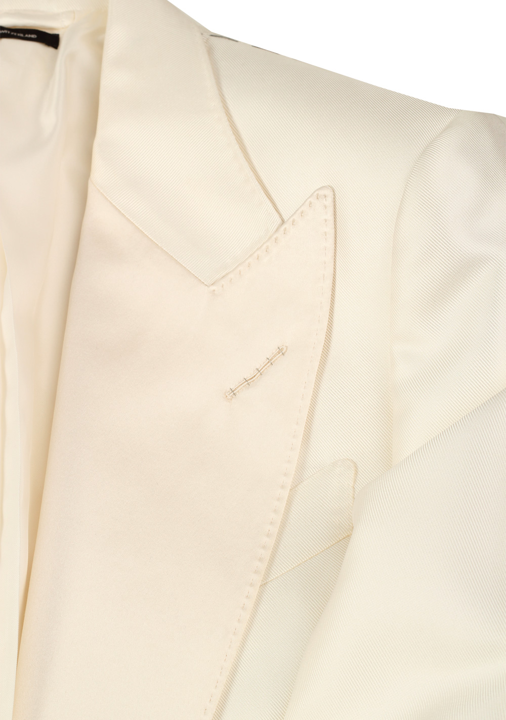 TOM FORD Atticus Ivory Tuxedo Dinner Jacket Size 46 / 36R U.S. | Costume Limité