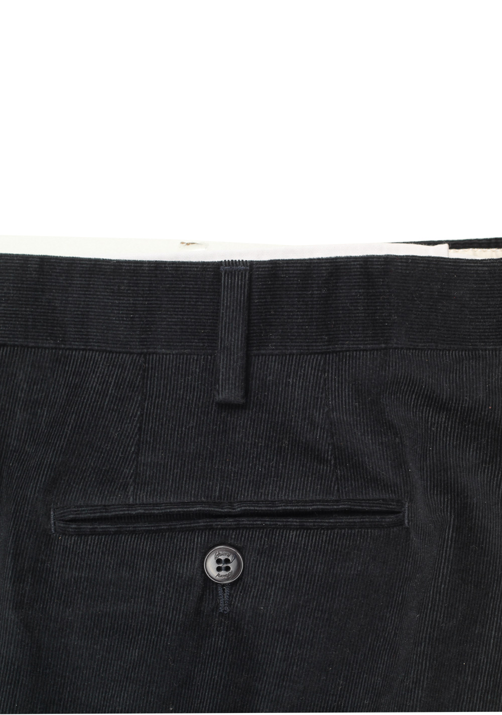 Brioni Black Montana Corduroy Trousers Size 58 / 42 U.S. | Costume Limité