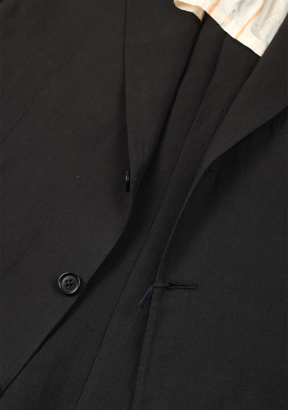 Kiton Black Sport Coat Size 48 / 38R U.S. In Silk Linen – image 2