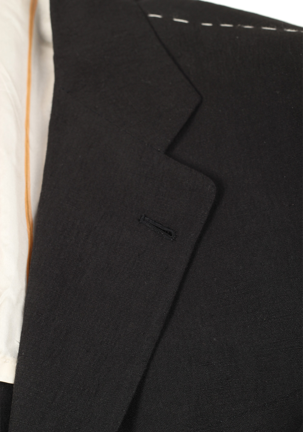 Kiton Black Sport Coat Size 48 / 38R U.S. In Silk Linen – image 5
