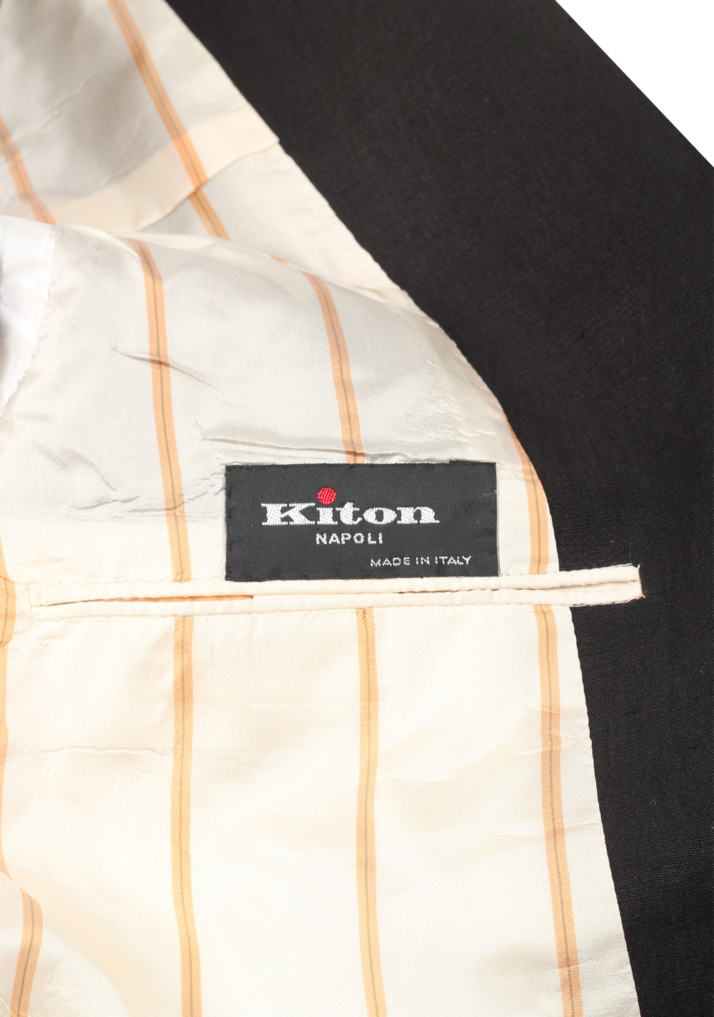 Kiton Black Sport Coat Size 48 / 38R U.S. In Silk Linen – image 6