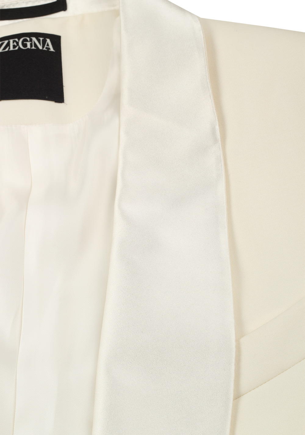ZEGNA Venezia Off White Tuxedo Dinner Jacket Size 52 / 42R U.S. | Costume Limité