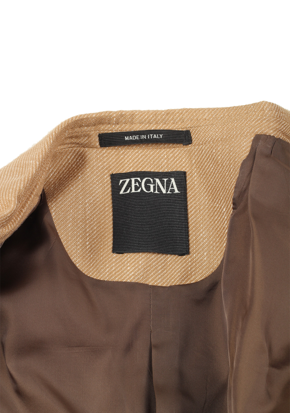 ZEGNA Natural Beige Sport Coat Size 56 / 46R U.S. In Cashmere Blend | Costume Limité
