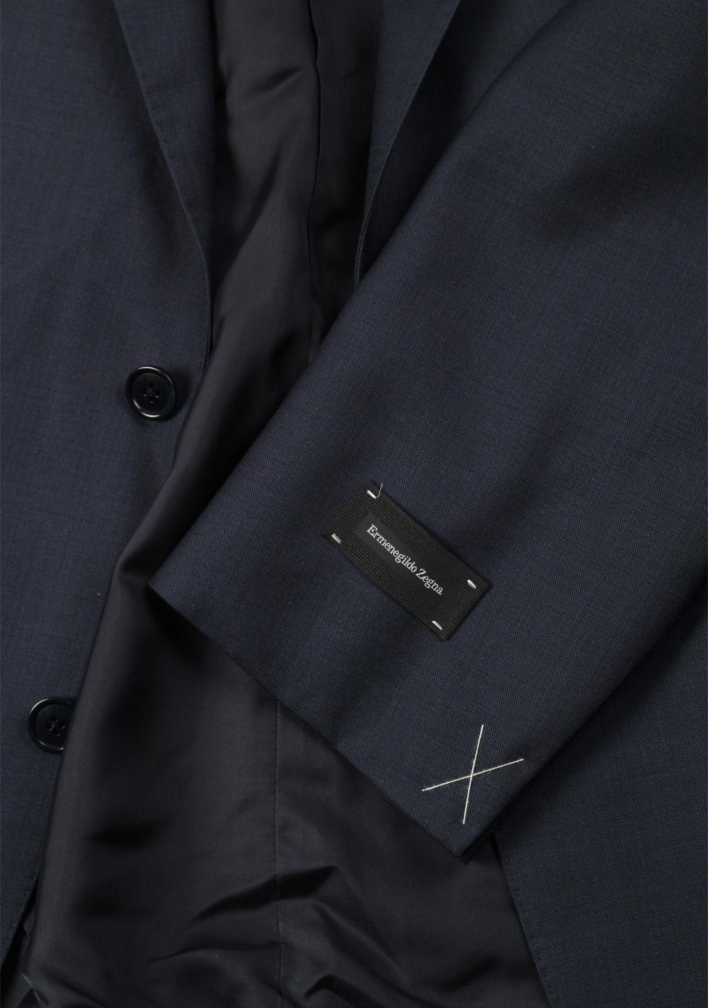 ZEGNA Mila Blue Sport Coat Size 52L / 42L U.S. In Silk Blend – image 4