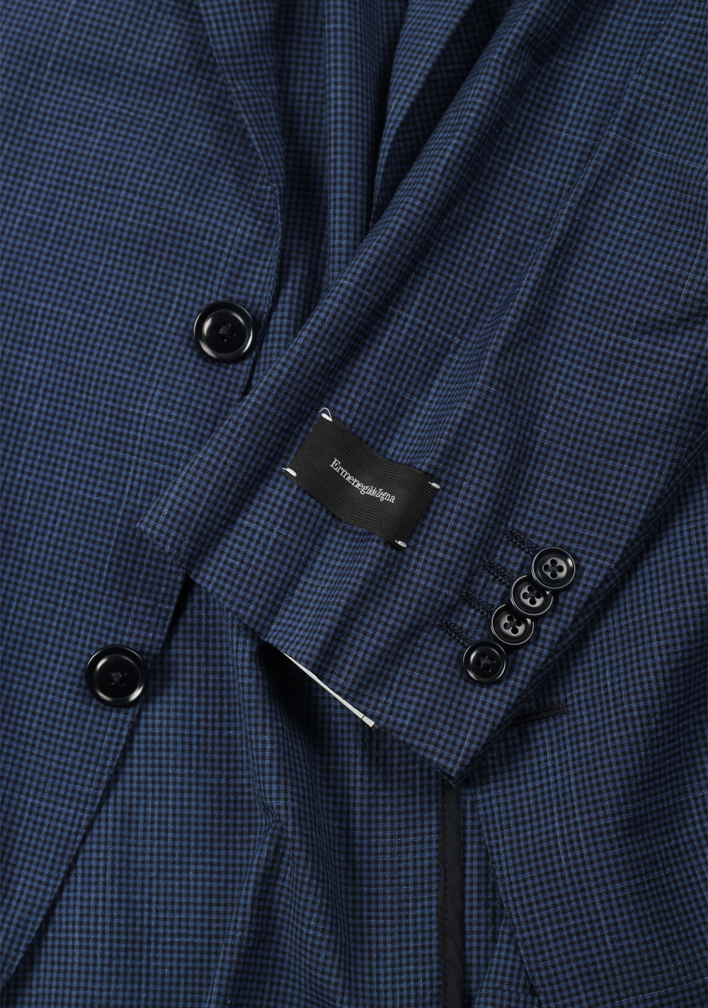 ZEGNA Zero Weight Trofeo Blue Checked Sport Coat Size 50 / 40R U.S. – image 4