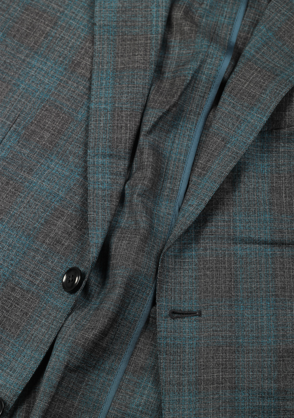 ZEGNA Zero Weight Green Checked Sport Coat Size 48 / 38R U.S. | Costume Limité