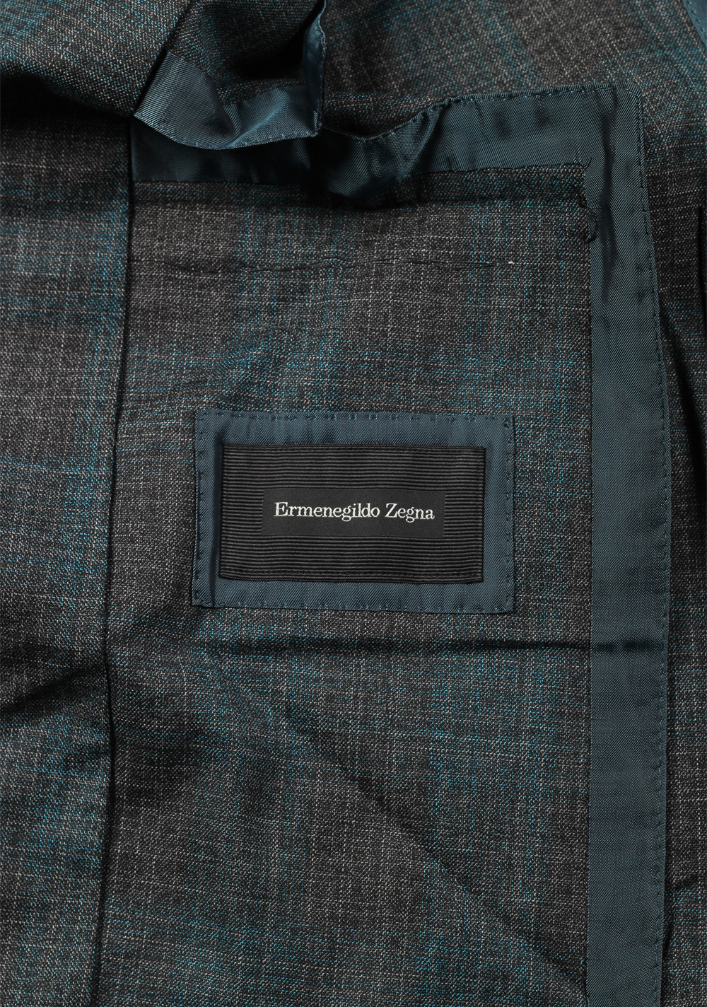 ZEGNA Zero Weight Green Checked Sport Coat Size 48 / 38R U.S. | Costume Limité