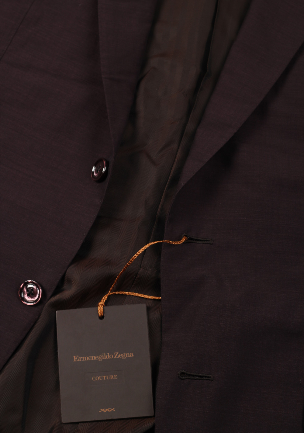 ZEGNA Couture Red Sport Coat Size 52 / 42R U.S. In Silk Blend | Costume Limité