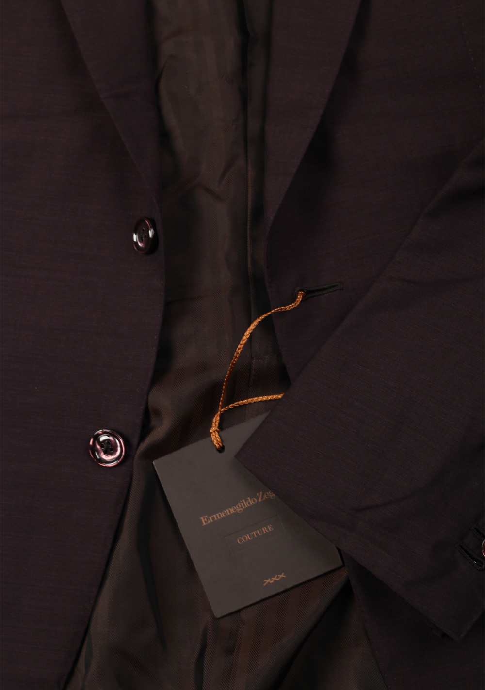 ZEGNA Couture Red Sport Coat Size 52 / 42R U.S. In Silk Blend | Costume Limité