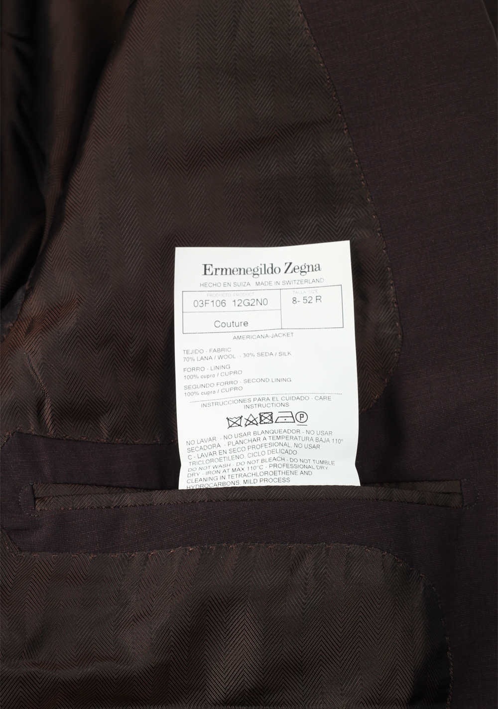 ZEGNA Couture Red Sport Coat Size 52 / 42R U.S. In Silk Blend | Costume Limité