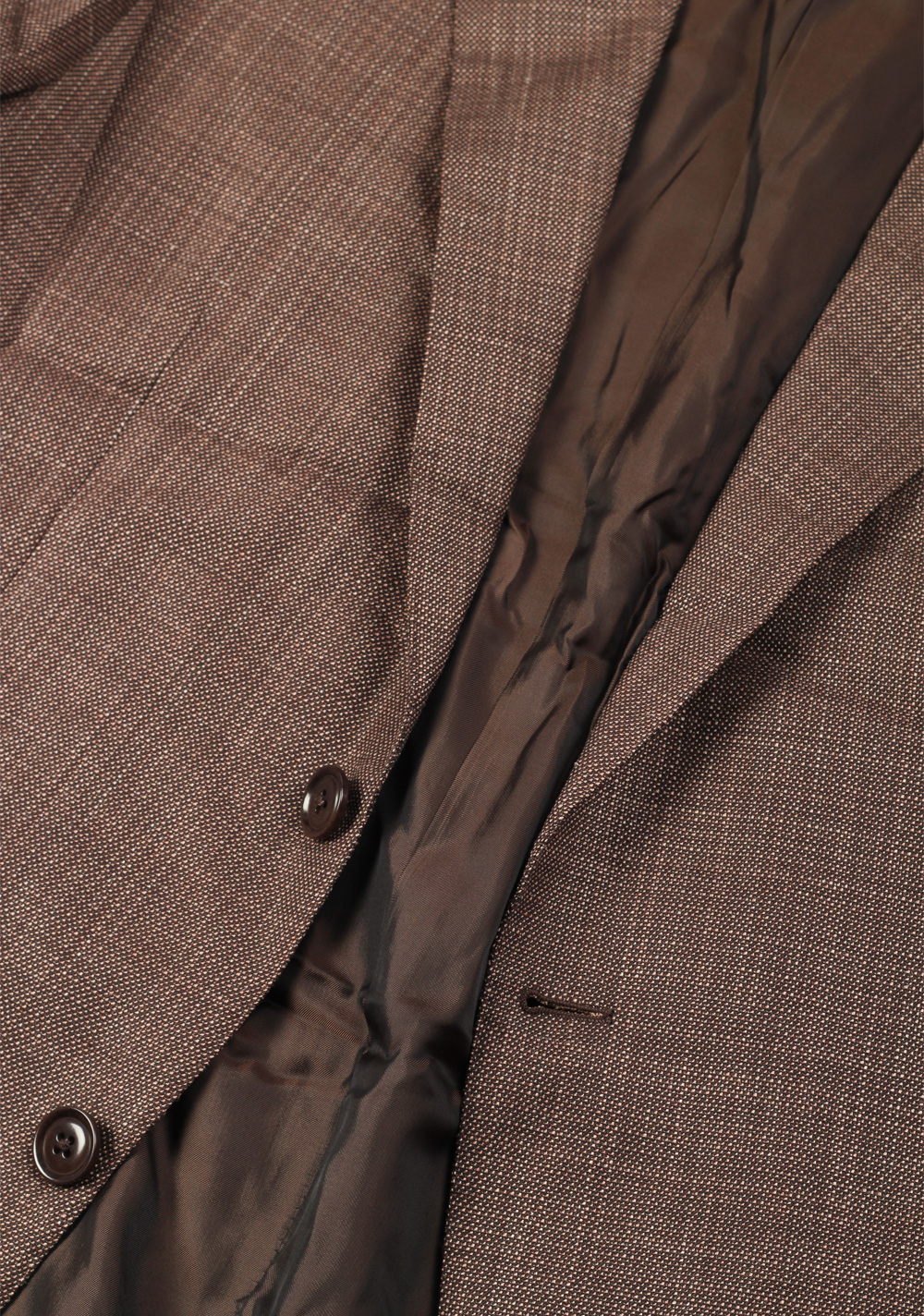 ZEGNA Mil Easy Brown Sport Coat Size 48 / 38R U.S. In Silk Blend – image 2
