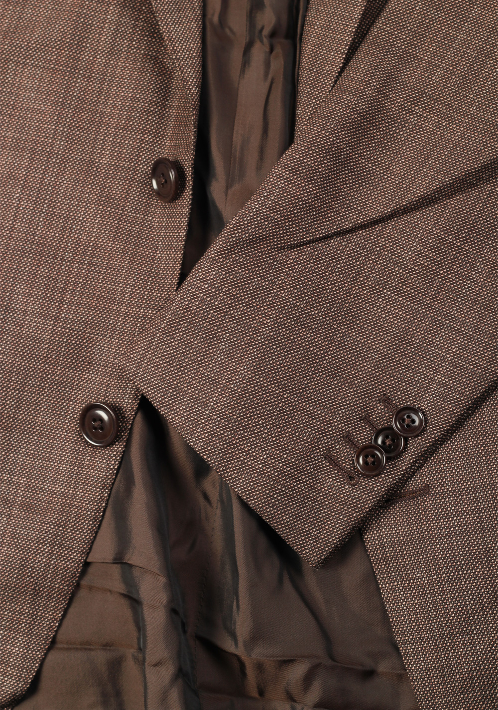 ZEGNA Mil Easy Brown Sport Coat Size 48 / 38R U.S. In Silk Blend – image 4