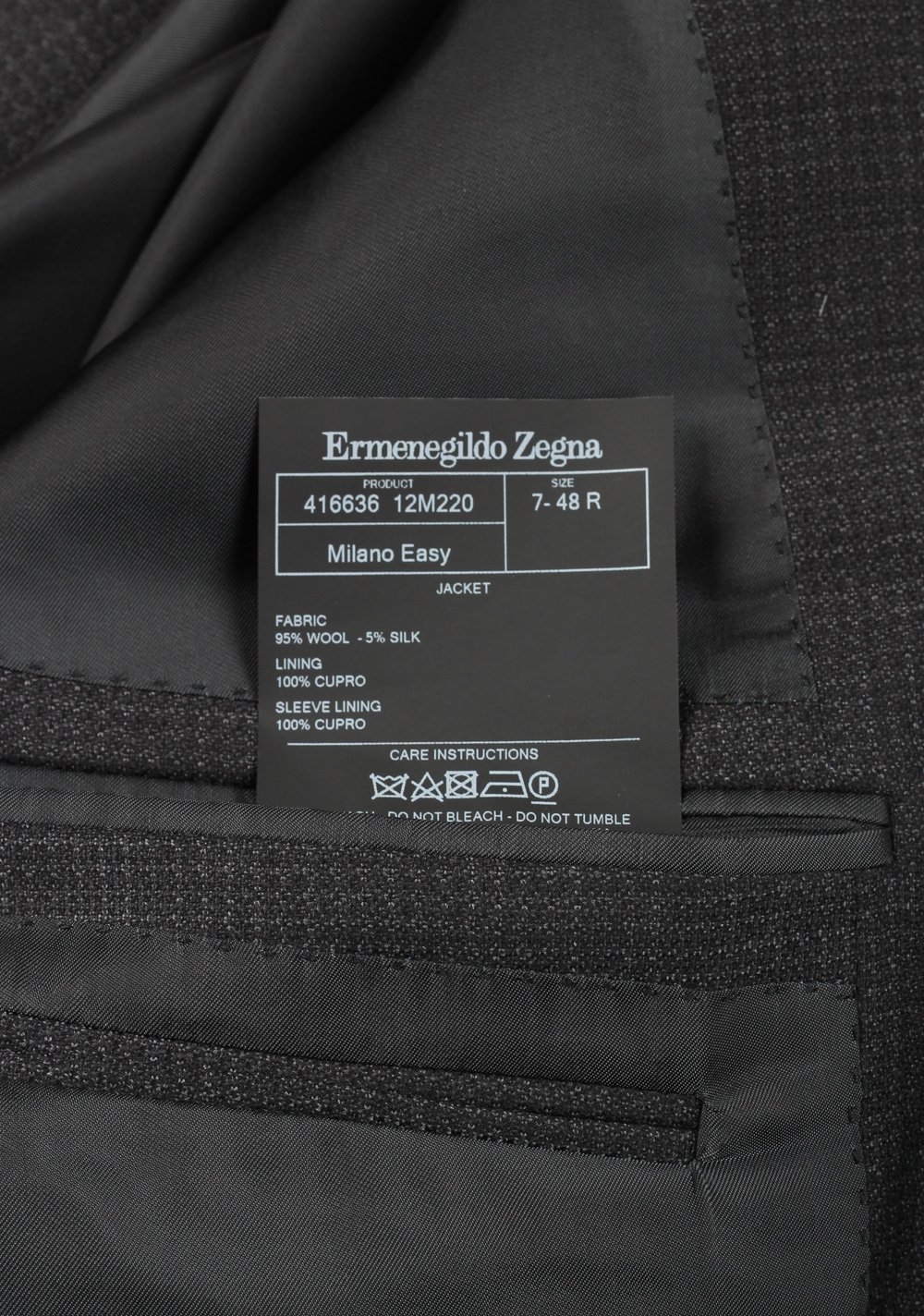 ZEGNA Milano Easy Achillfarm Gray Checked Sport Coat Size 48 / 38R U.S. | Costume Limité