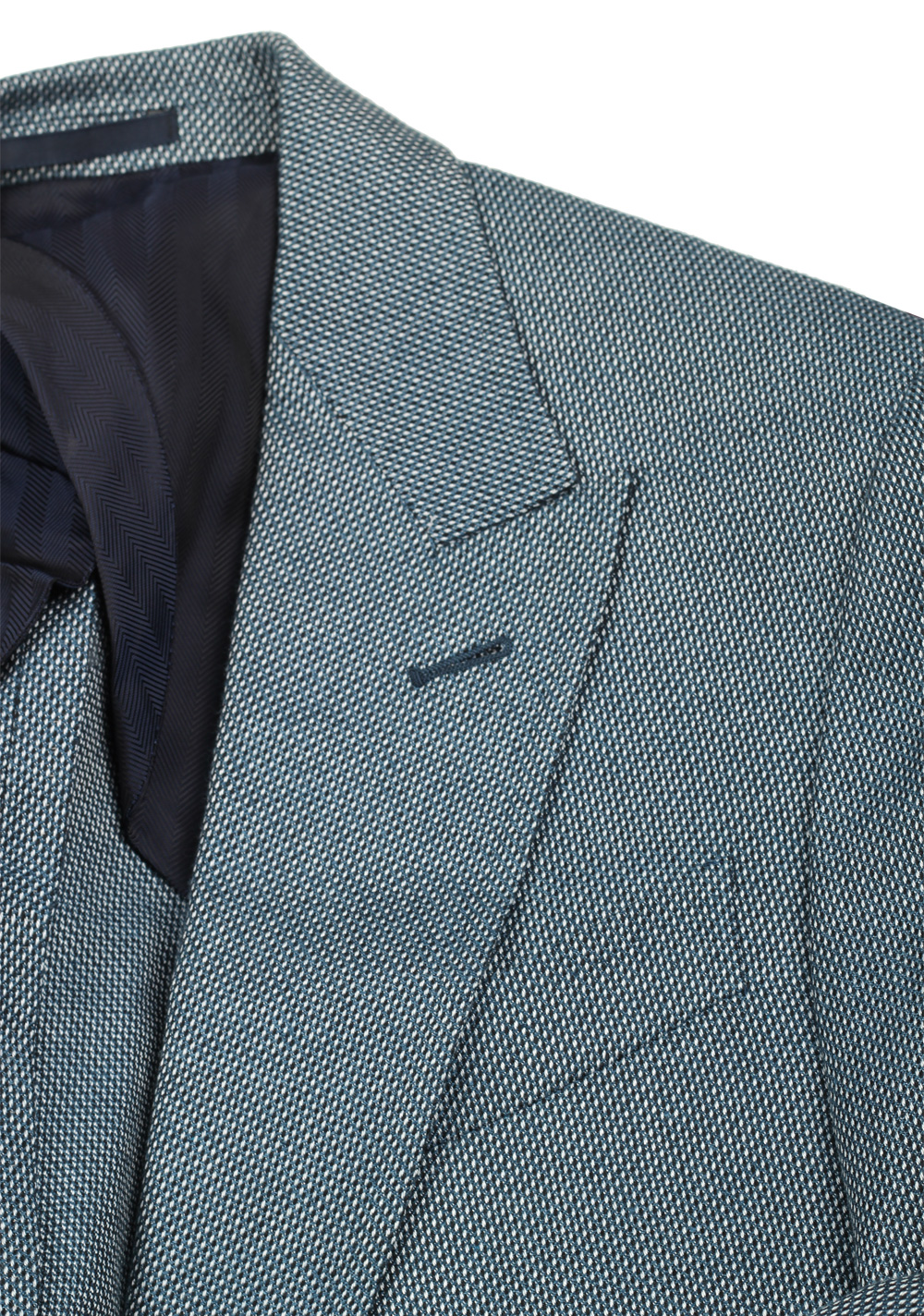 ZEGNA Manhattan Blue Sport Coat Size 48 / 38R U.S. In Cashmere Blend | Costume Limité