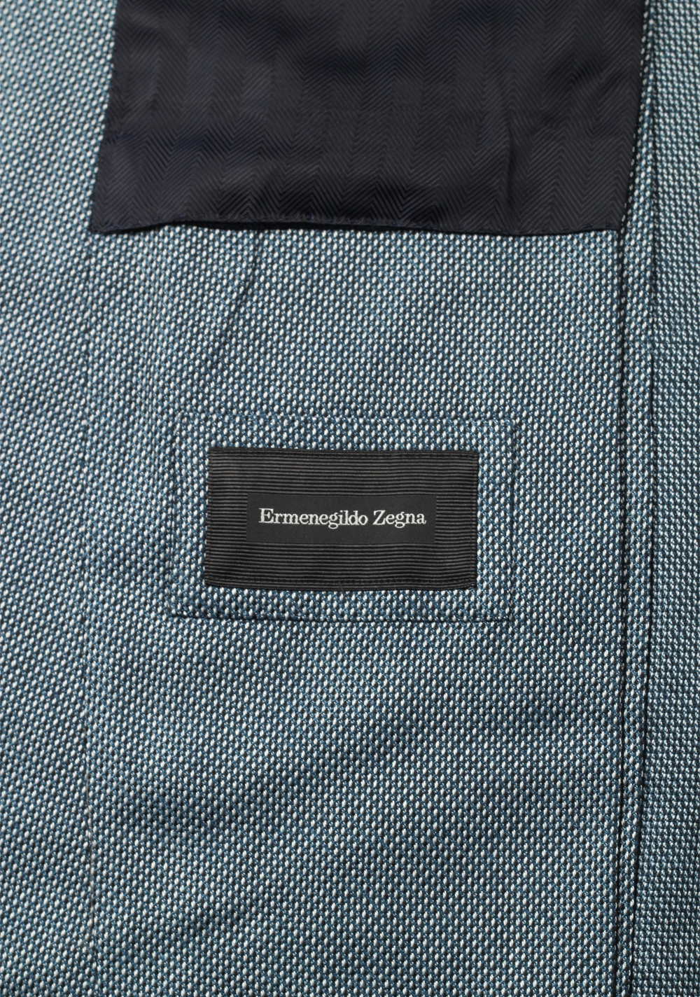 ZEGNA Manhattan Blue Sport Coat Size 48 / 38R U.S. In Cashmere Blend | Costume Limité