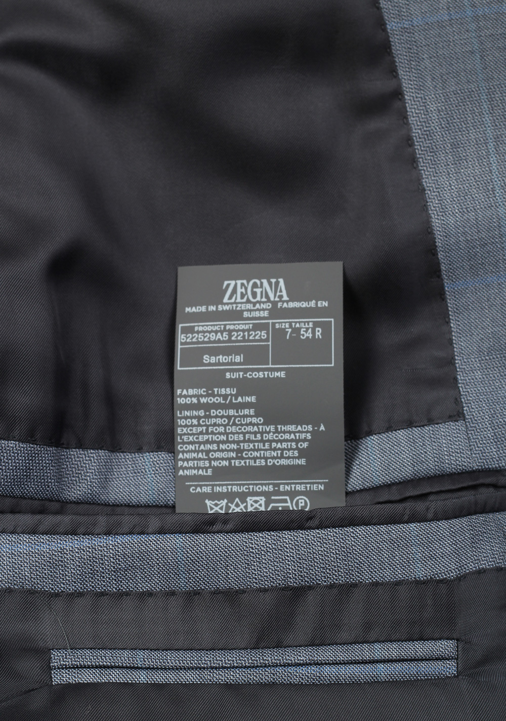 ZEGNA Sartorial 15Milmil15 Sport Coat Size 54 / 44R U.S. | Costume Limité