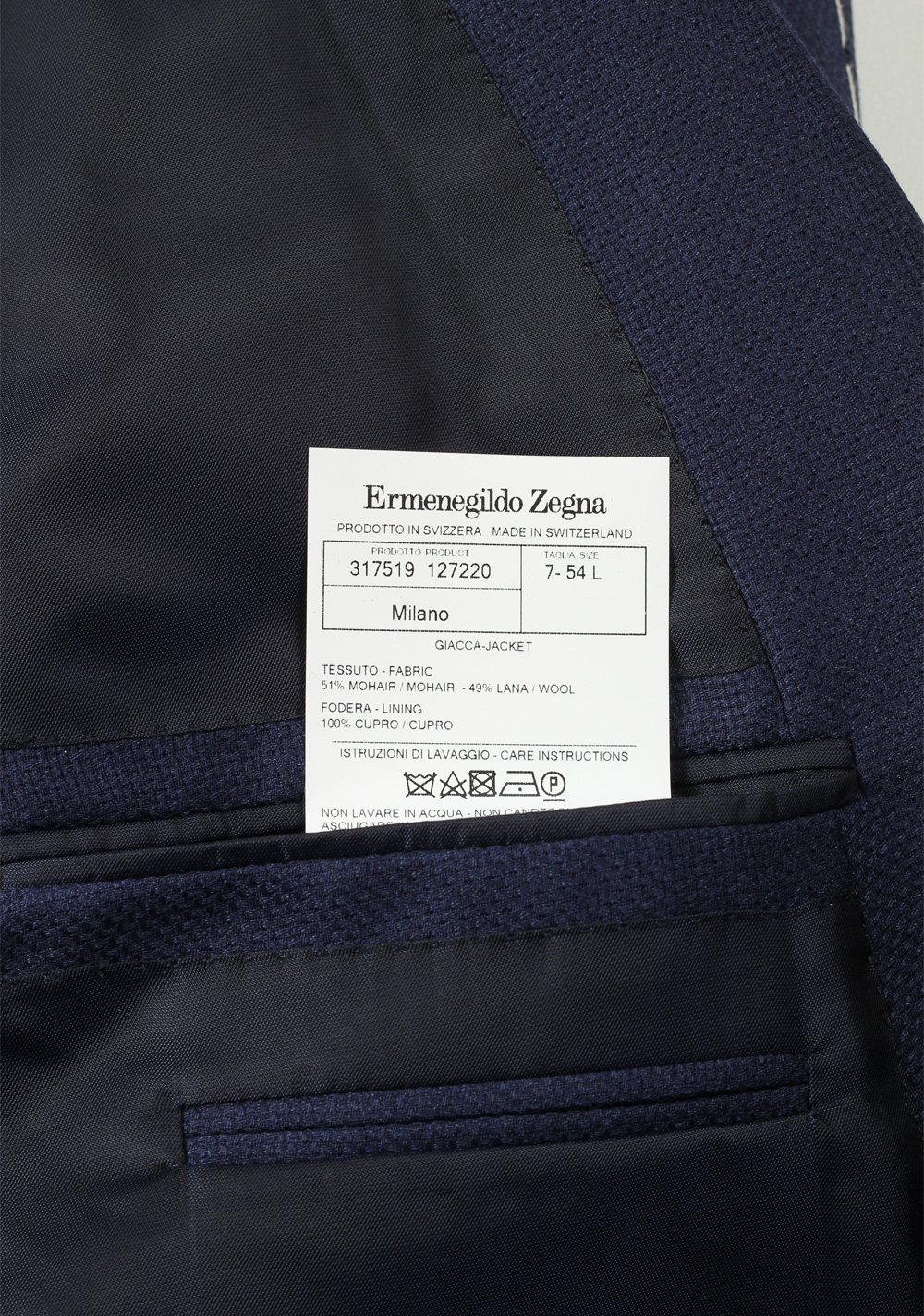 ZEGNA Milano Easy Trofeo Double Breasted Sport Coat Size 54L / 44L U.S. | Costume Limité