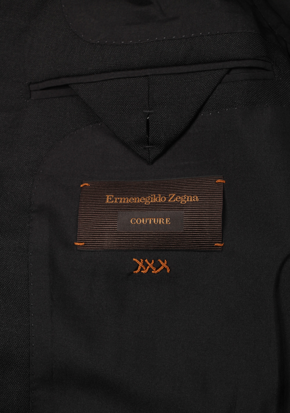 ZEGNA Couture Black Sport Coat Size 48 / 38R U.S. In Mohair | Costume Limité