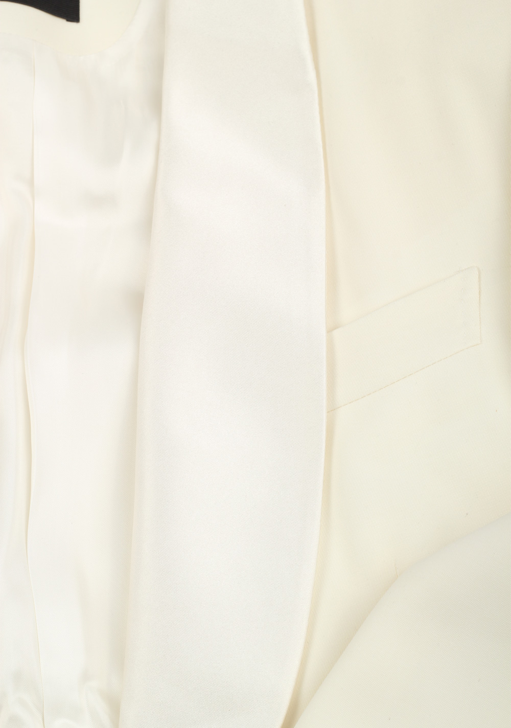 ZEGNA Venezia Off White Tuxedo Dinner Jacket Size 46 / 36R U.S. | Costume Limité