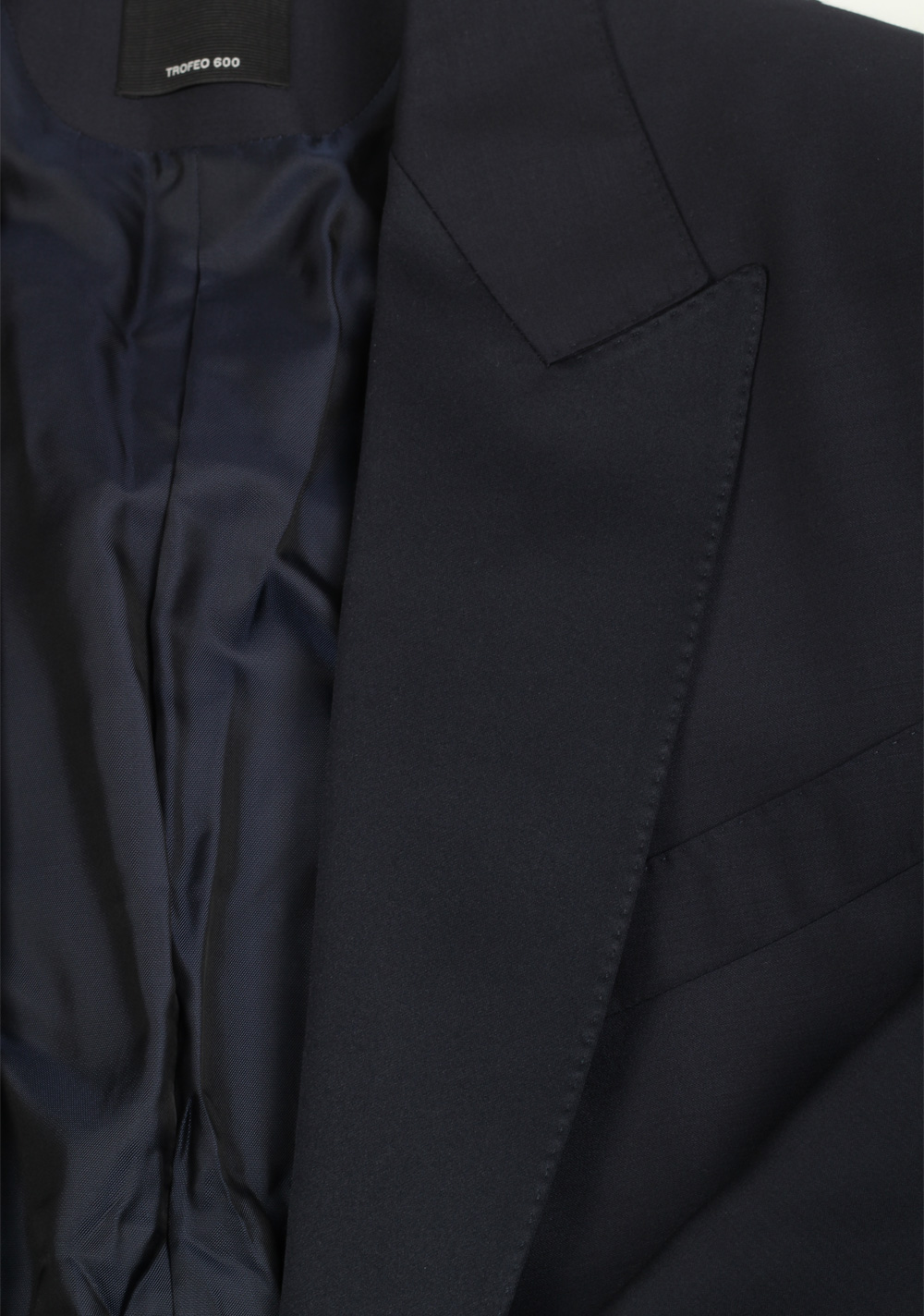ZEGNA Sartorial Blue Troffeo 600 Tuxedo Dinner Jacket Size 52 / 42R U.S. | Costume Limité