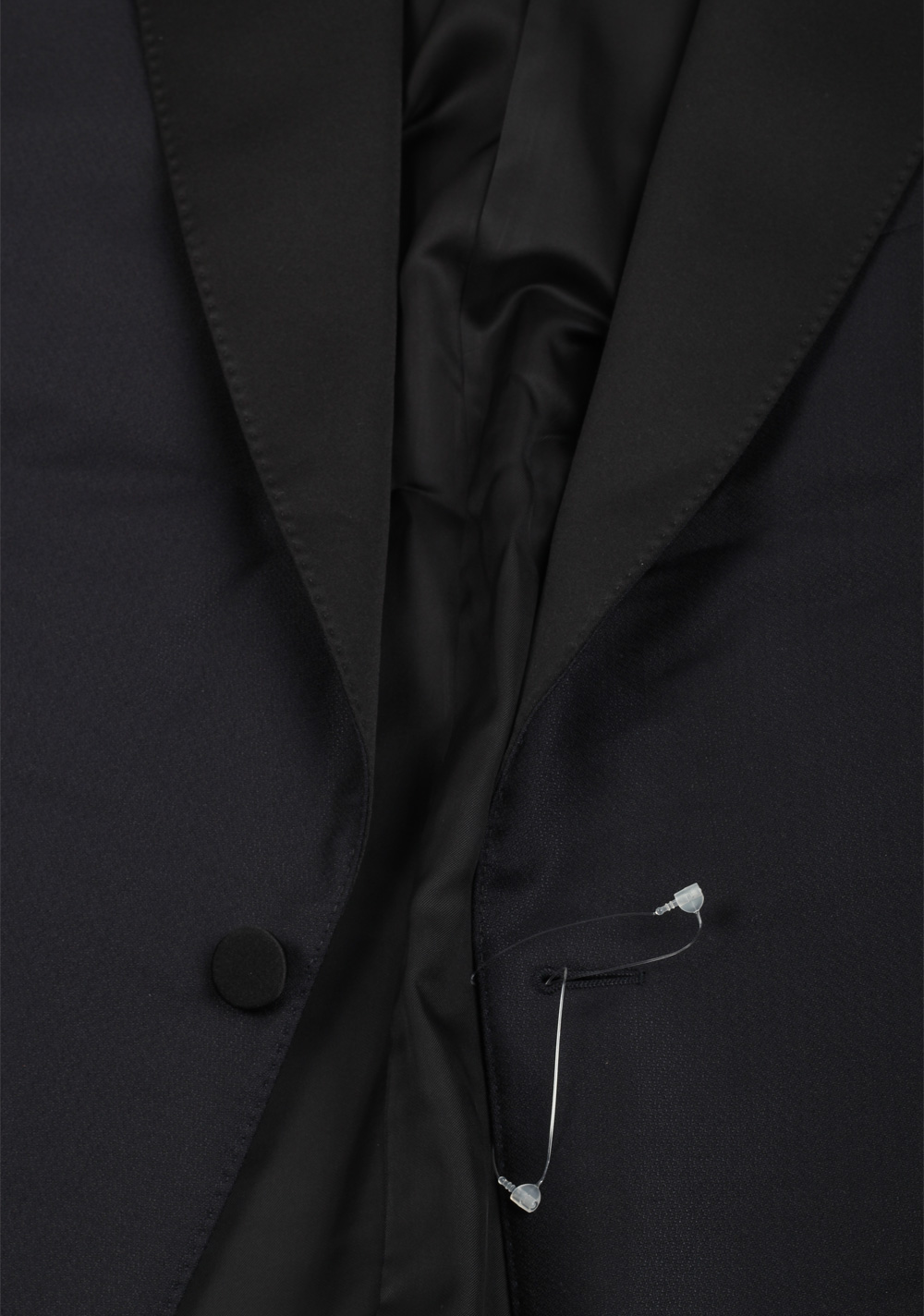 ZEGNA Milano Black Tuxedo Dinner Jacket Size 50 / 40R U.S. | Costume Limité