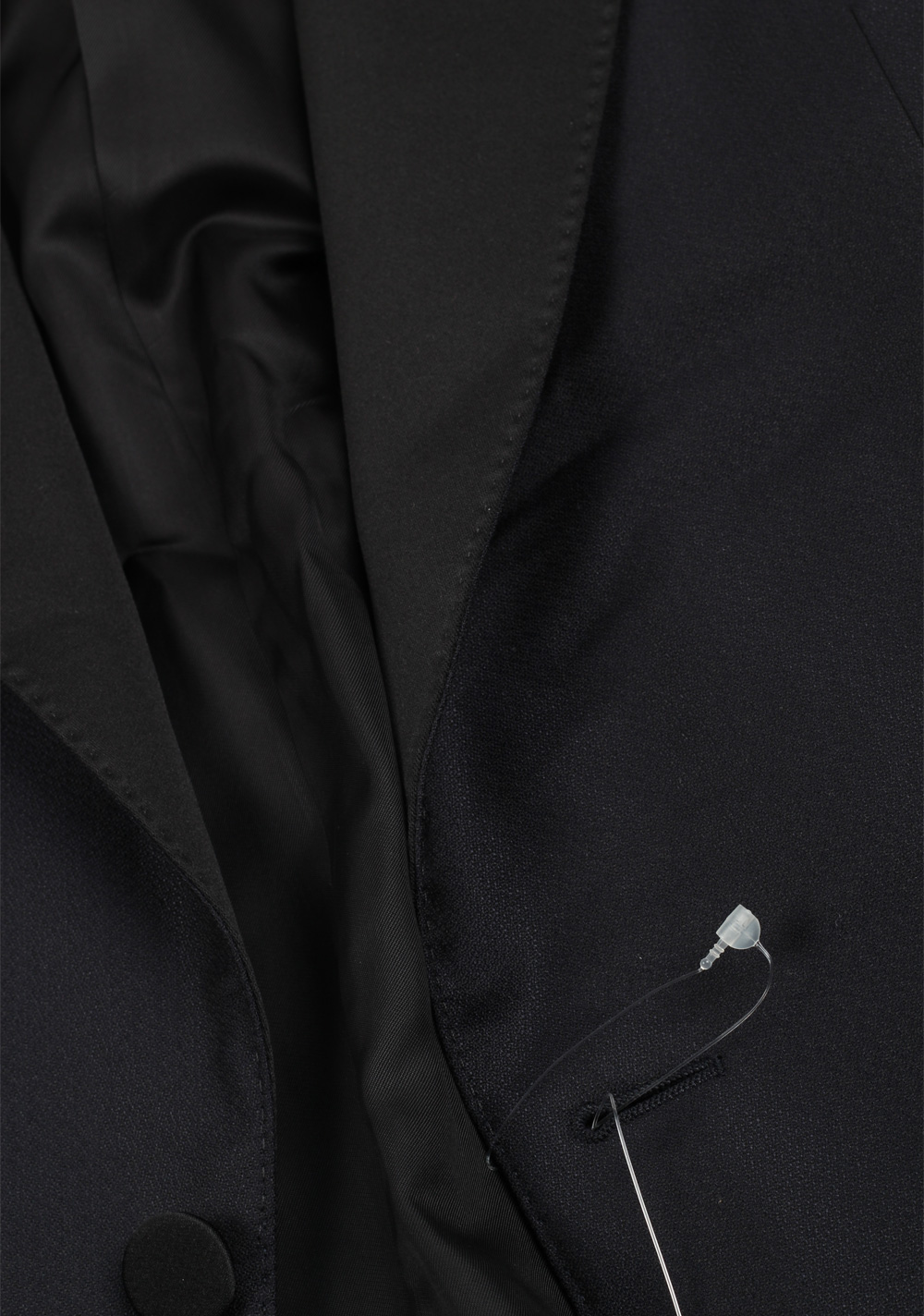 ZEGNA Milano Black Tuxedo Dinner Jacket Size 50 / 40R U.S. | Costume Limité