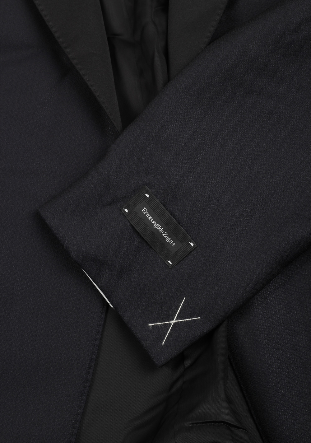 ZEGNA Milano Black Tuxedo Dinner Jacket Size 50 / 40R U.S. | Costume Limité