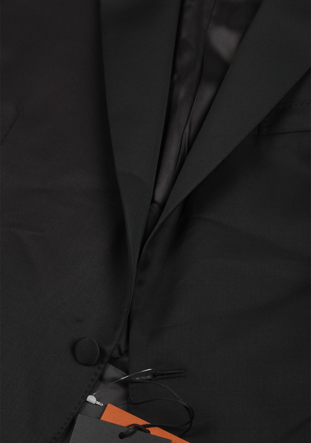 ZEGNA Tailored Black Tuxedo Dinner Jacket Size 54 / 44R U.S. | Costume Limité