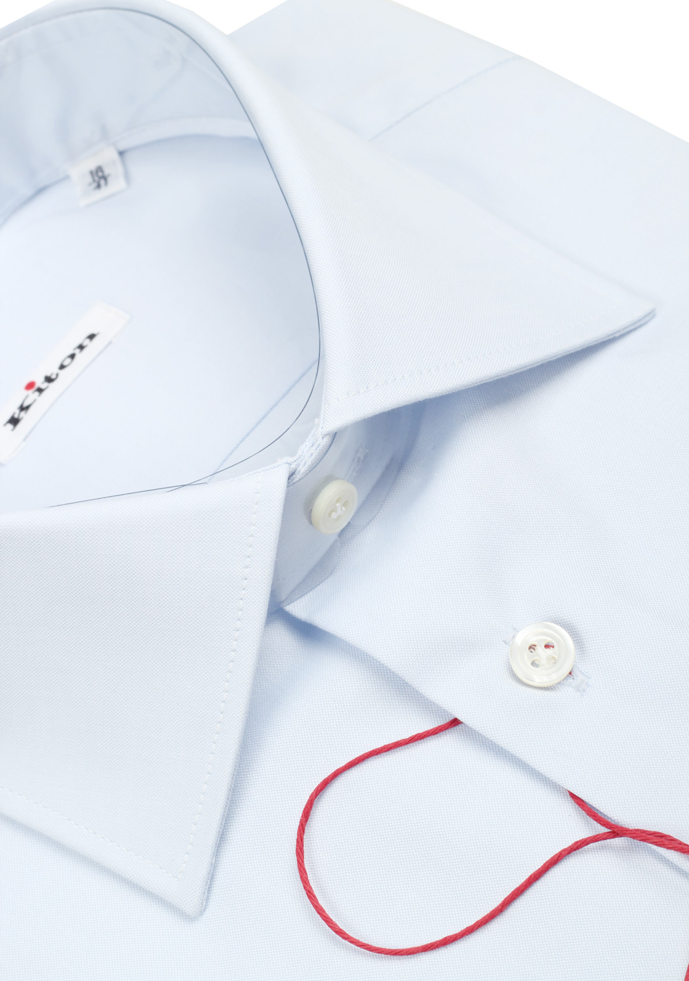 Kiton Solid Blue Dress Shirt | Costume Limité