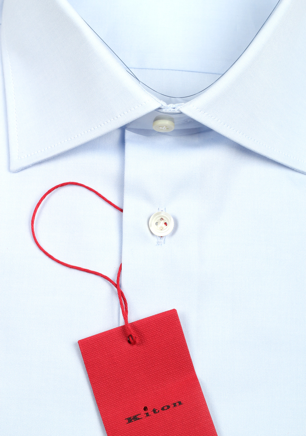 Kiton Solid Blue Dress Shirt | Costume Limité