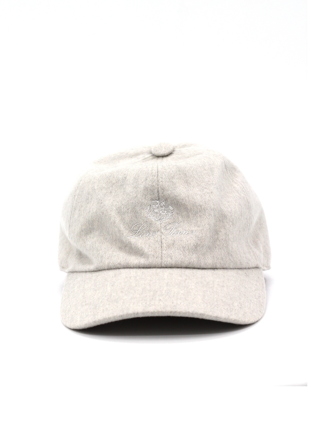 Loro Piana Light Gray Cashmere Baseball Cap Size L (Large) – image 2