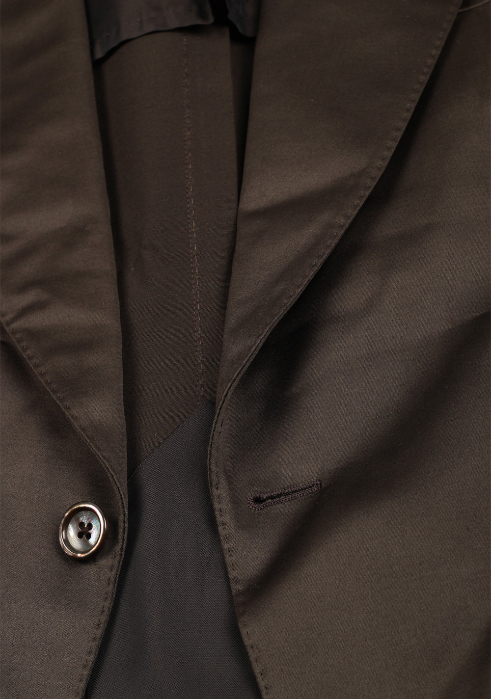TOM FORD Dyllan Brown Suit Size 48 / 38R U.S. In Cotton | Costume Limité