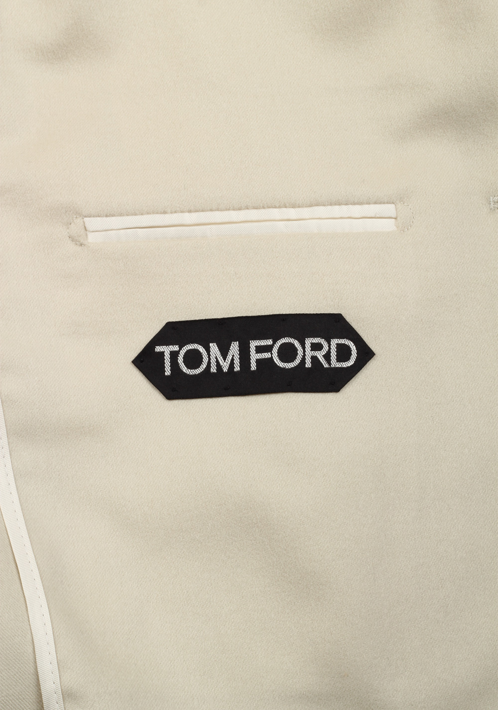 TOM FORD Shelton Cashmere Off White Sport Coat Size 48 / 38R U.S. | Costume Limité