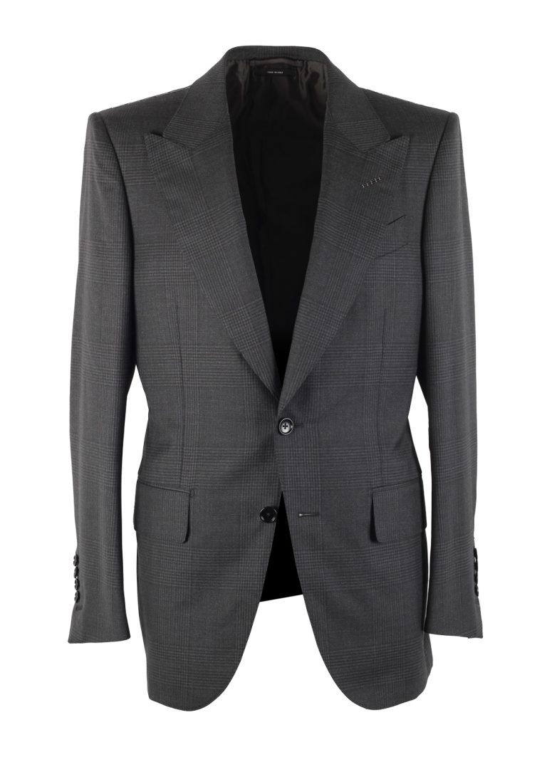 TOM FORD Dyllan Checked Gray Sport Coat Size 48 / 38R U.S. - thumbnail | Costume Limité