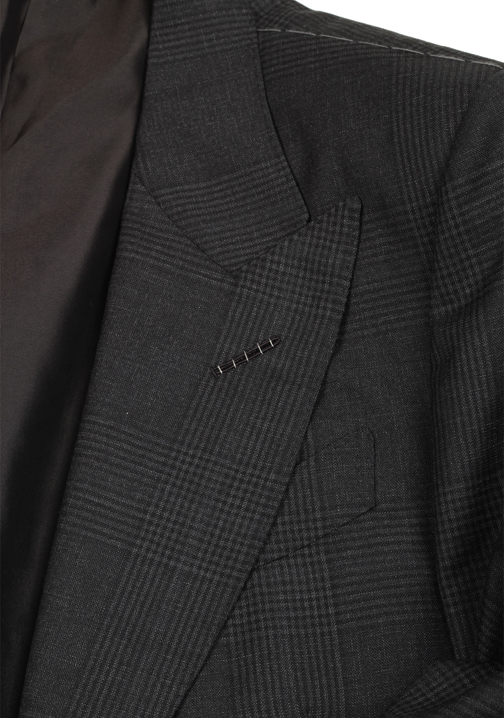 TOM FORD Dyllan Checked Gray Sport Coat Size 48 / 38R U.S. | Costume Limité