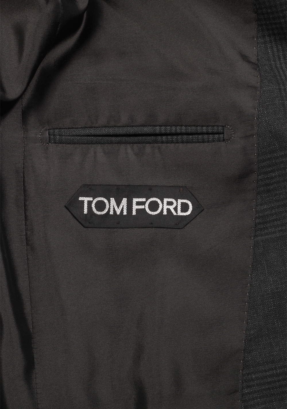 TOM FORD Dyllan Checked Gray Sport Coat Size 48 / 38R U.S. | Costume Limité