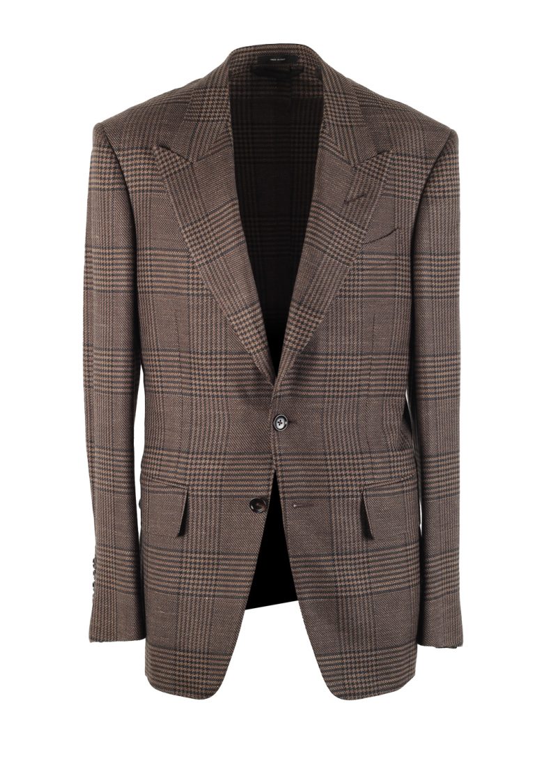 TOM FORD Shelton Brown Sport Coat Size 48 / 38R U.S. In Wool Blend - thumbnail | Costume Limité