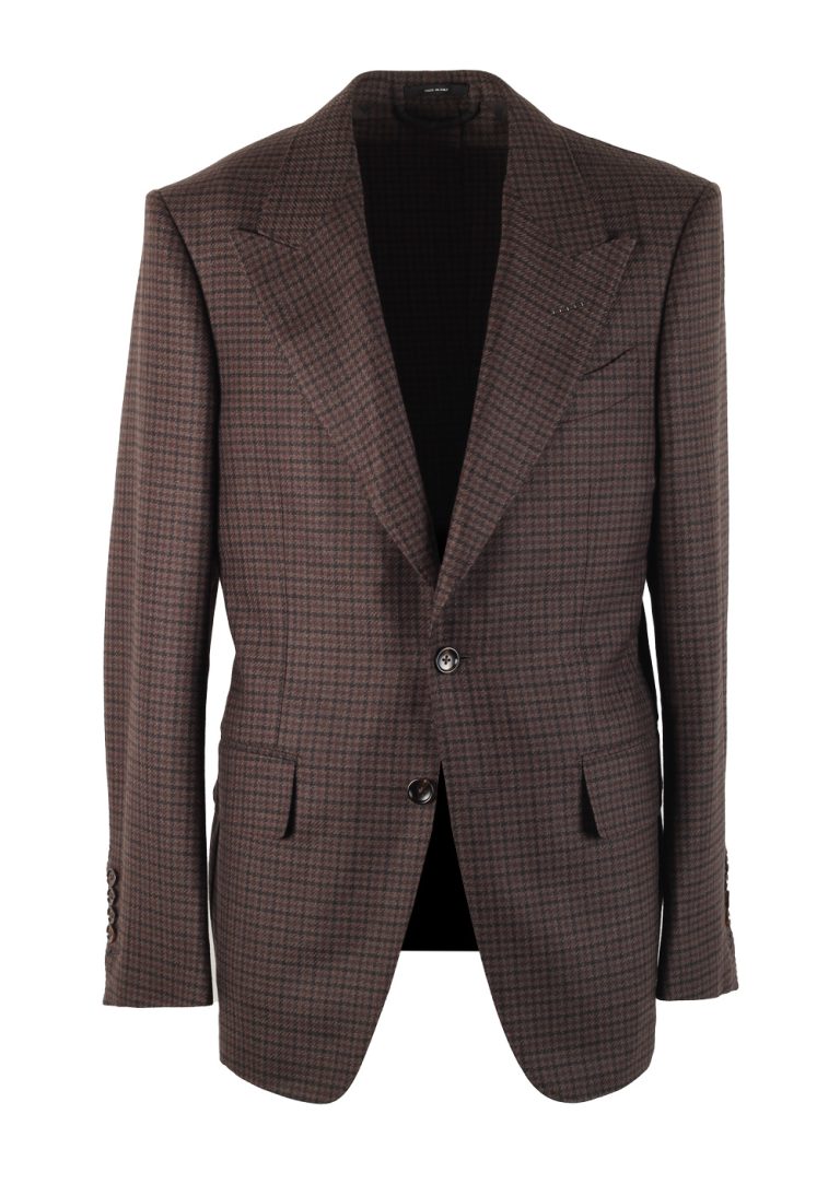 TOM FORD Shelton Brown Sport Coat Size 48 / 38R U.S. In Wool - thumbnail | Costume Limité