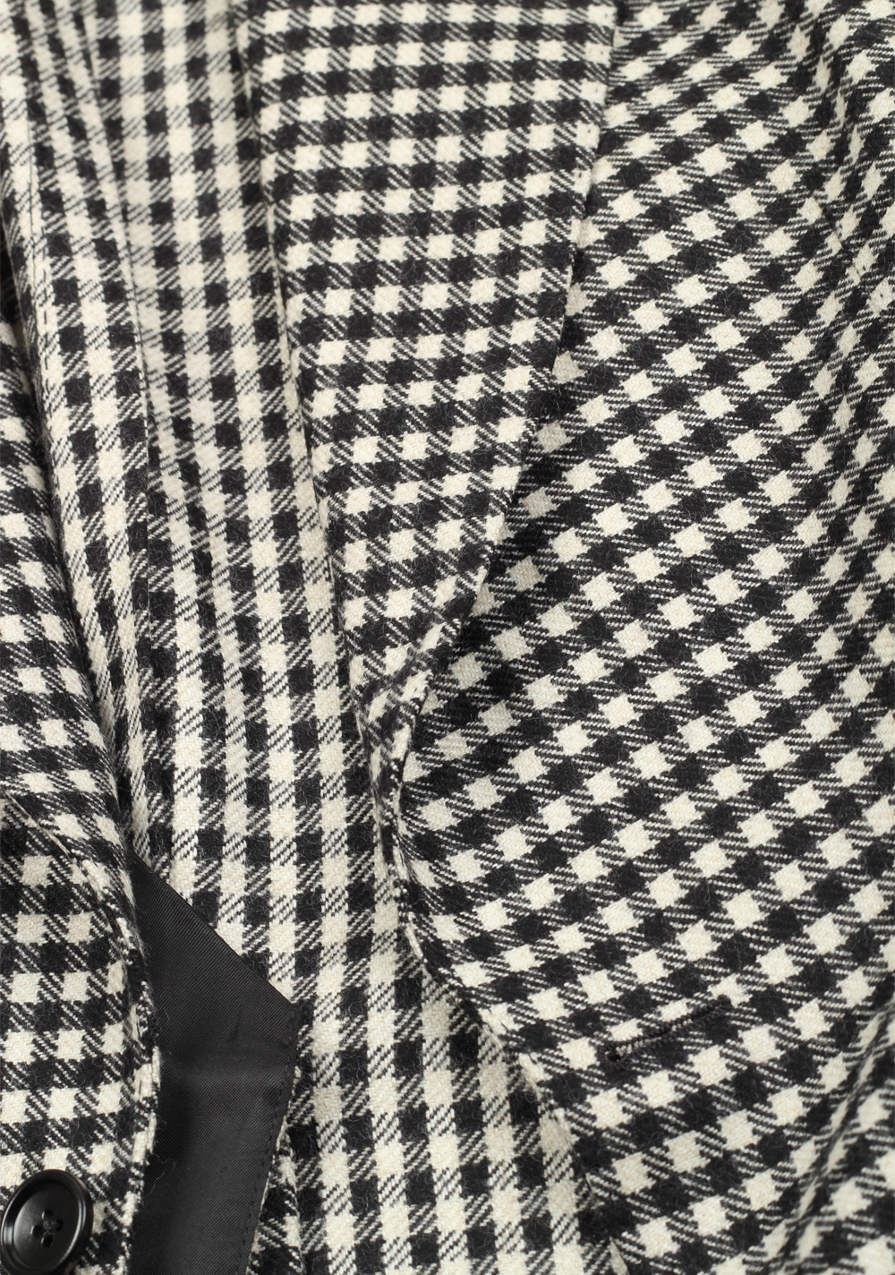TOM FORD Shelton Checked Black White Sport Coat Size 48 / 38R U.S. | Costume Limité