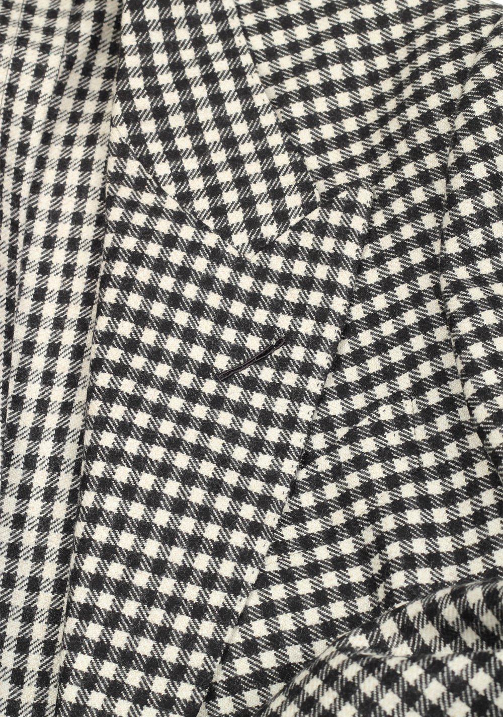 TOM FORD Shelton Checked Black White Sport Coat Size 48 / 38R U.S. | Costume Limité