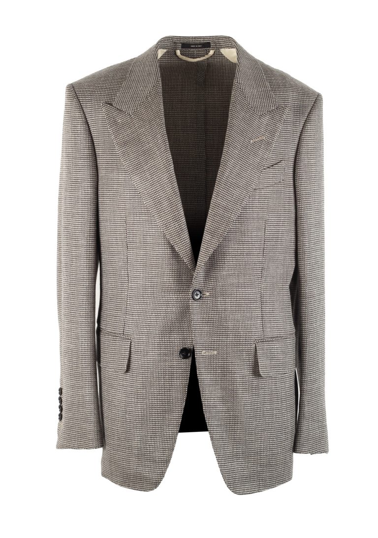 TOM FORD Shelton Checked Black White Sport Coat Size 48 / 38R U.S. - thumbnail | Costume Limité