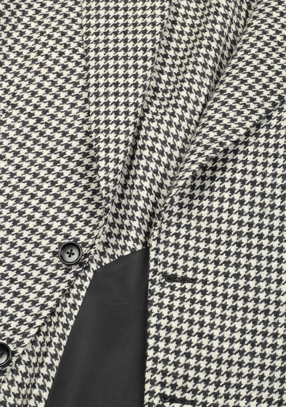 TOM FORD Shelton Checked Black White Sport Coat Size 48 / 38R U.S. | Costume Limité