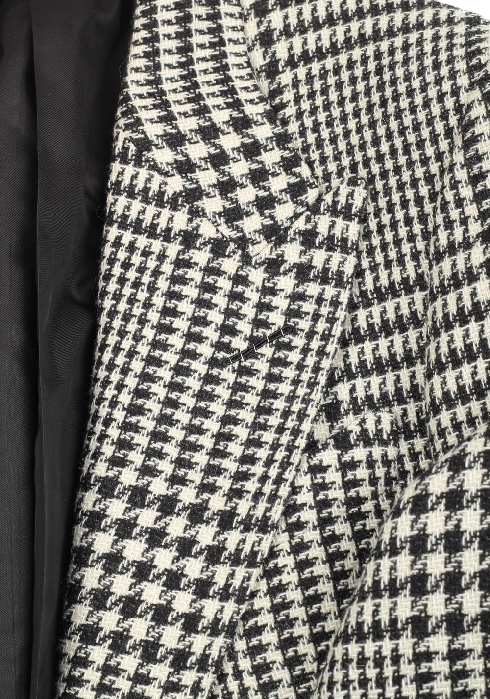 TOM FORD Shelton Checked Black White Sport Coat Size 50 / 40R U.S. | Costume Limité