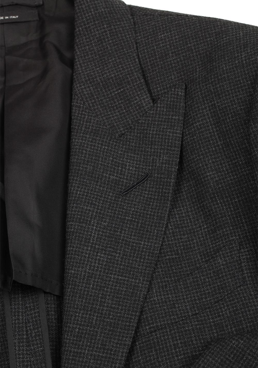 TOM FORD O’Connor Checked Gray Sport Coat Size 48 / 38R U.S. Fit Y | Costume Limité