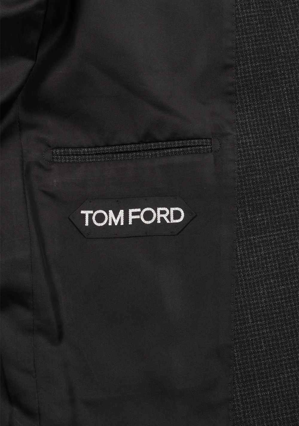 TOM FORD O’Connor Checked Gray Sport Coat Size 48 / 38R U.S. Fit Y | Costume Limité