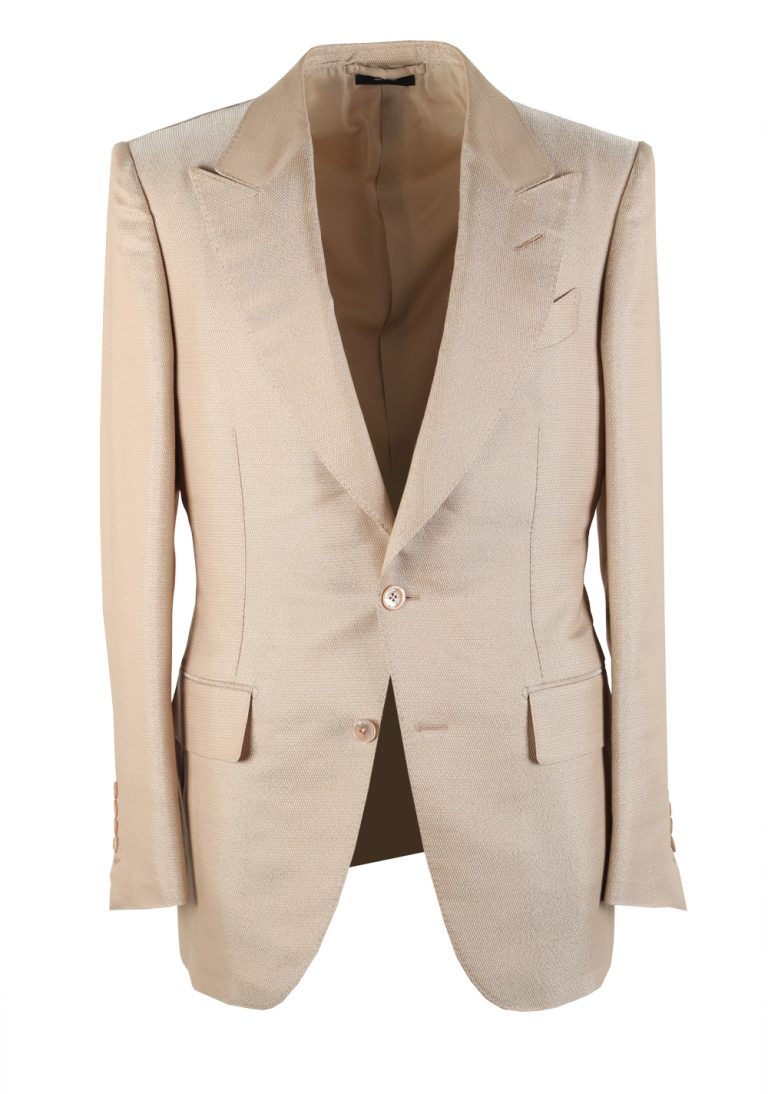 TOM FORD Dyllan Champagne Cocktail Dinner Jacket Size 48 / 38R - thumbnail | Costume Limité